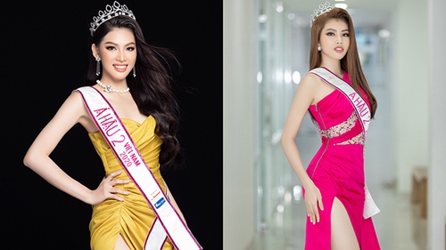 Á hậu Ngọc Thảo mang trang phục dân tộc 'Lá ngọc cành vàng' đến MGI