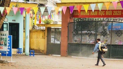 Hà Nội: THCS Nguyễn Trường Tộ sẵn sàng đón học sinh trở lại trường