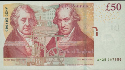 Người dân Anh được đề cử nhân vật in trên tờ tiền mới mệnh giá 50 bảng