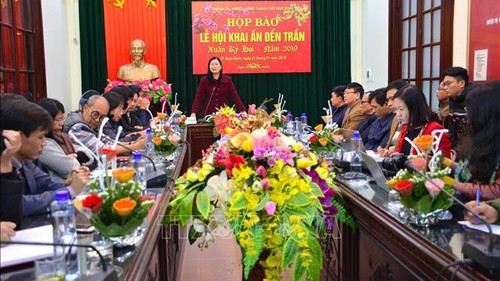 Lễ khai ấn đền Trần (Nam Định) năm 2019: Đảm bảo đủ ấn phát cho nhân dân, du khách