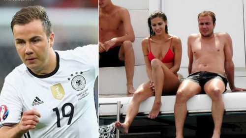 Mario Goetze say mê vui đùa cùng bạn gái nổi tiếng xinh đẹp và gợi cảm