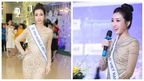 Đỗ Mỹ Linh rạng ngời trước giờ lên đường 'chinh chiến' Hoa hậu Thế giới