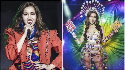 Hoa hậu chuyển giới Việt Nam Đỗ Nhật Hà rực rỡ khi mang gánh lô tô lên sân khấu quốc tế