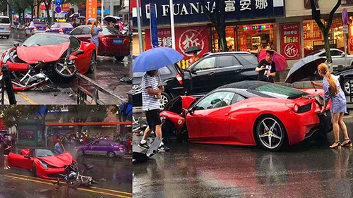 VIDEO: Cô gái biến siêu xe Ferrari 458 thành đống sắt vụn chỉ sau vài phút thuê ở đại lý