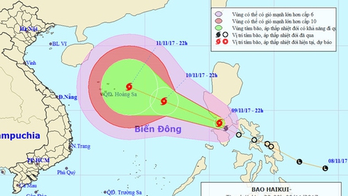 Dự báo thời tiết: Từ nay đến cuối năm vẫn có 1-3 cơn bão ảnh hưởng trực tiếp đến đất liền nước ta