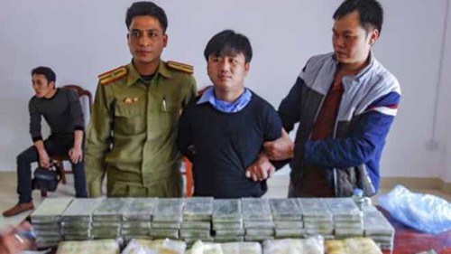 Phá án ma túy lớn, bắt 3 đối tượng, thu 60 bánh heroin, 40.000 viên ma túy