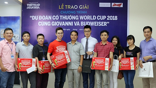 Tưng bừng trao giải thưởng 'Dự đoán vòng bảng World Cup 2018'