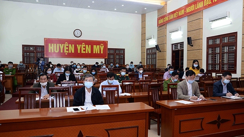 Dịch Covid-19: Ghi nhận ca dương tính SARS-CoV-2 đầu tiên, Hưng Yên họp khẩn khoanh vùng dập dịch