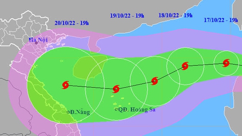 Bão Nesat sẽ tăng cấp khi vào Biển Đông trong 24 giờ tới