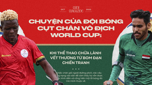 Chuyện của đội bóng cụt chân vô địch World Cup: Khi thể thao chữa lành vết thương từ bom đạn chiến tranh