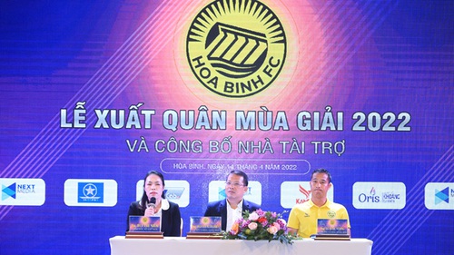 Hòa Bình FC đặt mục tiêu thăng hạng Nhất 2023