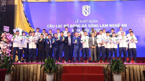 SLNA đặt mục tiêu top 3 V League 2022