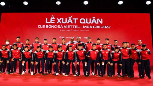 CLB Viettel đặt mục tiêu top 3 V League 2022