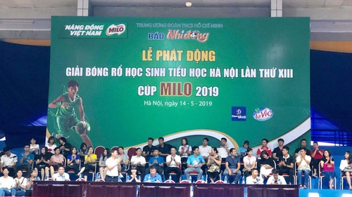 Phát động Giải Bóng rổ Học sinh tiểu học Hà Nội 2019