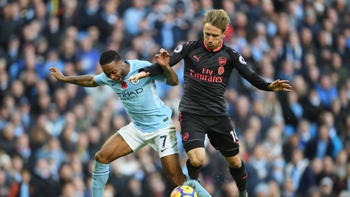 Arsenal thua Man City, Wenger mắng Sterling là ‘kẻ ăn vạ siêu hạng’