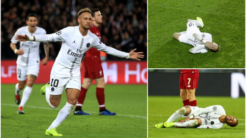 Neymar đi vào lịch sử Champions League trong ngày bị chỉ trích dữ dội vì... ăn vạ