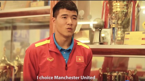 Hà Đức Chinh trả lời phỏng vấn AFF: Mê Ronaldo, yêu M.U, thích làm giáo viên thể dục