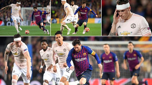 Messi hành hạ, biến Phil Jones thành ‘gã học việc’ 3 lần chỉ trong 10 giây