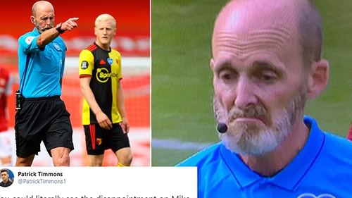 CĐV xôn xao bàn tán biểu cảm của trọng tài khi phải thổi phạt đền cho Arsenal