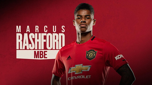 MU: Marcus Rashford vinh dự được phong tước Hiệp sĩ đế chế Anh