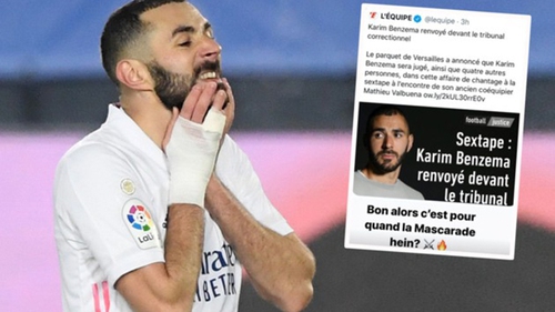 Hầu tòa vì cáo buộc tống tiền, Benzema phản ứng ra sao?