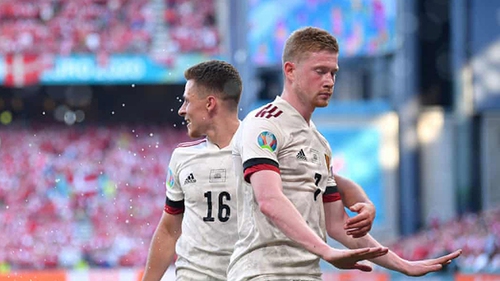 Đan Mạch 1-2 Bỉ: De Bruyne từ chối ăn mừng bàn thắng vì Eriksen