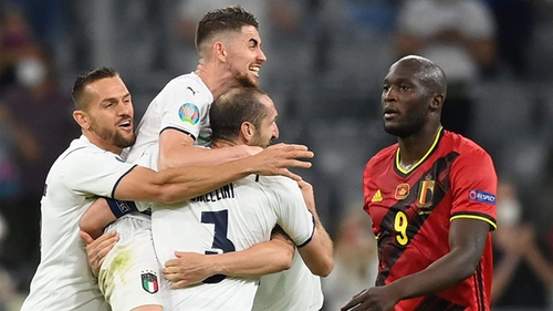 Điểm nhấn Bỉ 1-2 Ý: Ngày De Bruyne-Lukaku bị lu mờ. Ý không thiếu phương án ghi bàn