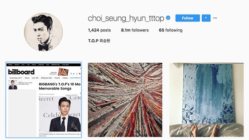 Đây là điều T.O.P làm đầu tiên trên Instagram sau bê bối ma túy