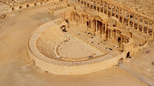 Nga tặng mô hình thành cổ Palmyra 3D cho Syria