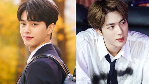 Nam thần Song Kang ‘rớt hàm’ vì độ đẹp trai của Jin BTS ngoài đời