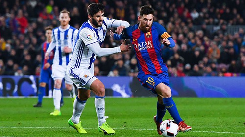 Video clip bàn thắng trận Real Sociedad vs Barcelona