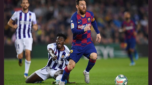 Video clip bàn thắng trận Barcelona vs Valladolid