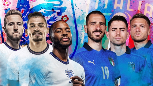 Lịch xem trực tiếp bóng đá EURO 2021 hôm nay trên kênh VTV3, VTV6 (10/7/2021)