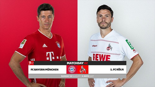 Soi kèo nhà cái Bayern vs Cologne. TTTT HD trực tiếp bóng đá Đức Bundesliga (22h30, 22/8)