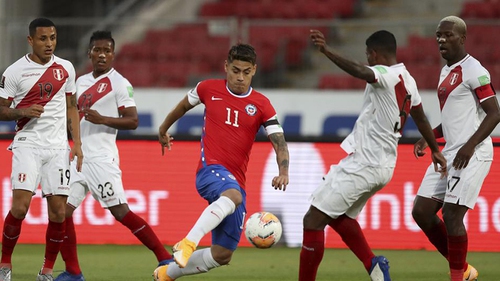 TRỰC TIẾP bóng đá Peru vs Chile, Vòng loại World Cup 2022 (8h00, 8/10)