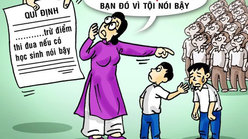 Chùm tranh biếm họa dự thi của họa sĩ Hữu Lộc