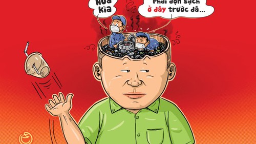 Chùm tranh biếm họa dự thi của họa sĩ Trần Hải Nam