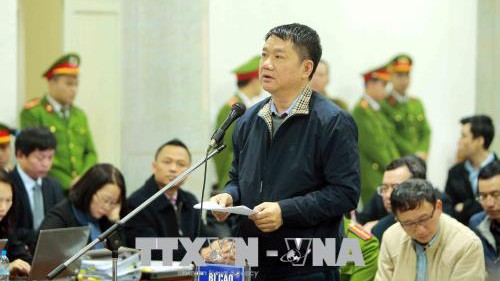 Ngày 22/1, bị cáo Đinh La Thăng, Trịnh Xuân Thanh ra hầu tòa trong vụ án Ethanol Phú Thọ