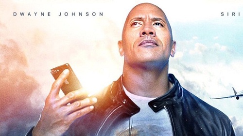 Người máy Siri của Apple trở thành bạn diễn của The Rock trong phim mới