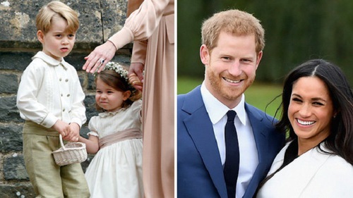 Công chúa và Hoàng tử nhà William sẽ làm phù dâu, phù rể trong đám cưới chú Harry