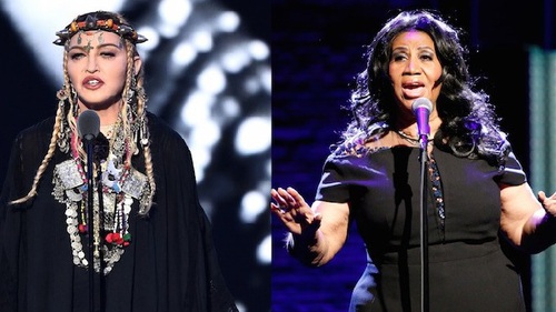 MTV VMA: Madonna gây phẫn nộ vì toàn 'tự sướng' trong bài phát biểu tưởng nhớ Aretha Franklin