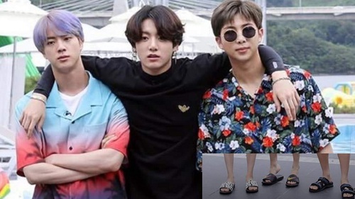 Chiều cao Jungkook thế nào mà đứng cạnh 2 ông anh BTS vẫn chới với thế này?