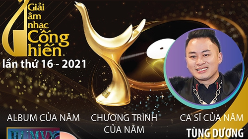 Infographics: Giải Âm nhạc Cống hiến lần thứ 16 - 2021