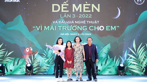 Thông tin báo chí: Giải thưởng thiếu nhi Dế Mèn lần 3-2022 và đấu giá nghệ thuật 'Vì mái trường cho em'