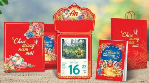 Ý tưởng in lịch bloc ấn tượng xuân Tân Sửu