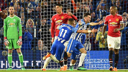 Video clip highlights bàn thắng trận Brighton 1-0 M.U