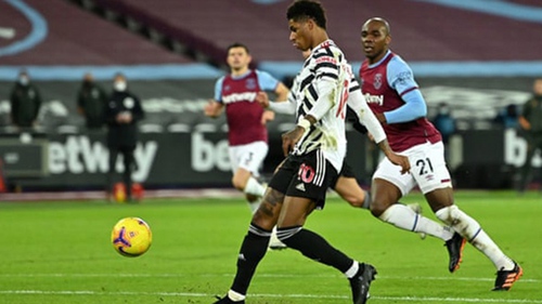Video clip bàn thắng trận MU vs West Ham