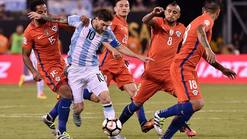 Video clip bàn thắng trận Argentina vs Chile