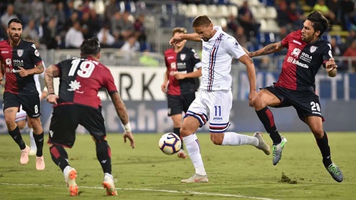 Soi kèo nhà cái Cagliari vs Sampdoria. Nhận định, dự đoán bóng đá Ý (17h30, 17/10)