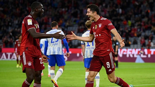 VIDEO Hertha Berlin vs Bayern Munich, Bundesliga vòng 20